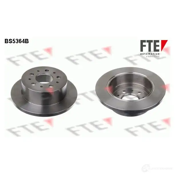 Тормозной диск FTE 5H3U6 HJ 606989 BS5364B 4028569694139 изображение 0
