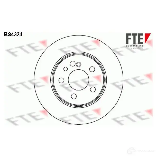 Тормозной диск FTE 4028569025889 606384 BS4324 54OKF ML
