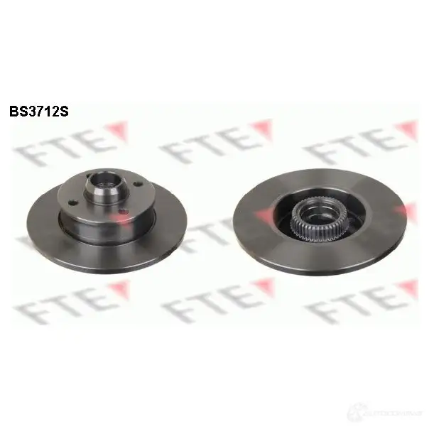 Тормозной диск FTE bs3712s A4CE9T 3 4028569501505 606243