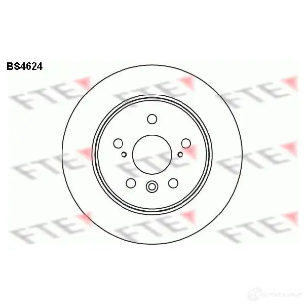 Тормозной диск FTE 606532 4028569463384 V SFI9 BS4624