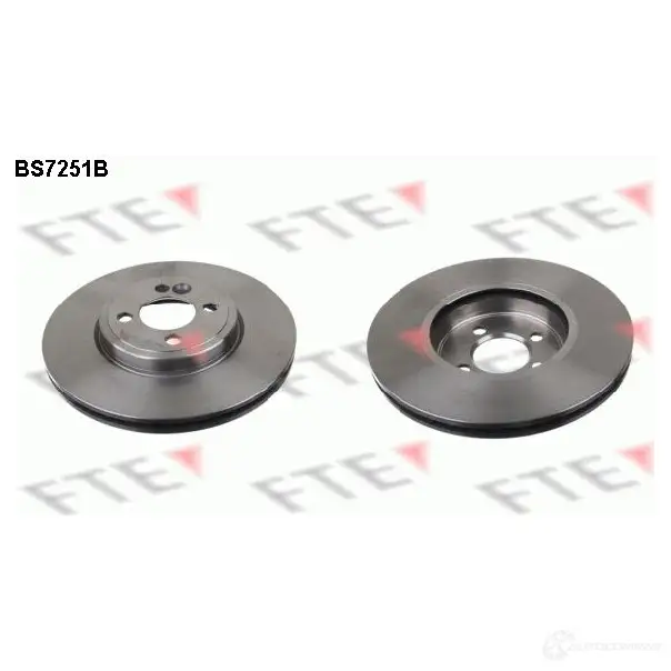 Тормозной диск FTE 607587 R1W C2OL BS7251B 4028569697116 изображение 0