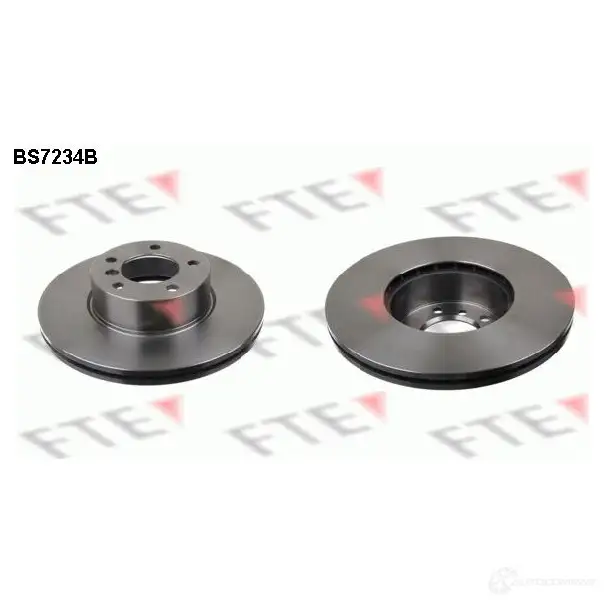 Тормозной диск FTE BS7234B 4028569696997 607560 0A PU88 изображение 0