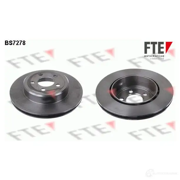 Тормозной диск FTE bs7278 607637 4028569498492 JOGR Z изображение 0