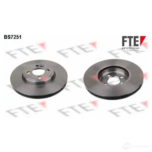 Тормозной диск FTE N CE93WU 607586 4028569494807 BS7251 изображение 0