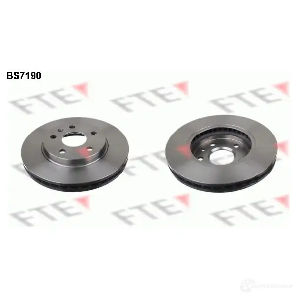 Тормозной диск FTE 4028569482552 BS7190 GHN 3AJ 607474 изображение 0