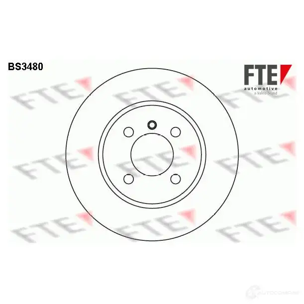 Тормозной диск FTE BS3480 BZTBM T 606142 4028569029894 изображение 0