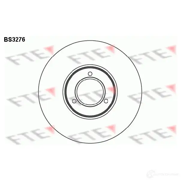 Тормозной диск FTE JBJ KC 4028569029108 bs3276 606098 изображение 0