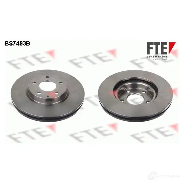 Тормозной диск FTE 607940 4028569701011 BS7493B EHU IAY5