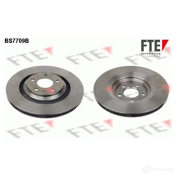 Тормозной диск FTE 608263 V 2752J BS7709B 4028569705187 изображение 0