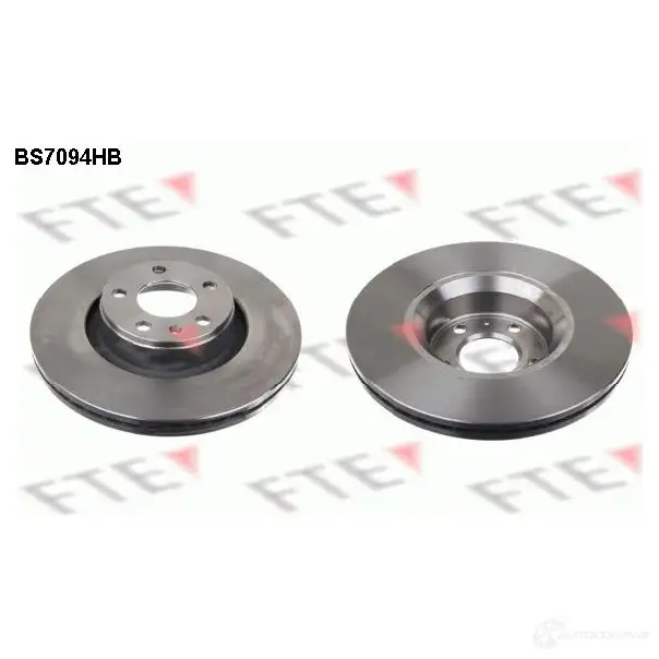Тормозной диск FTE 607293 BS7094HB 4028569472225 NEMC5 C изображение 0