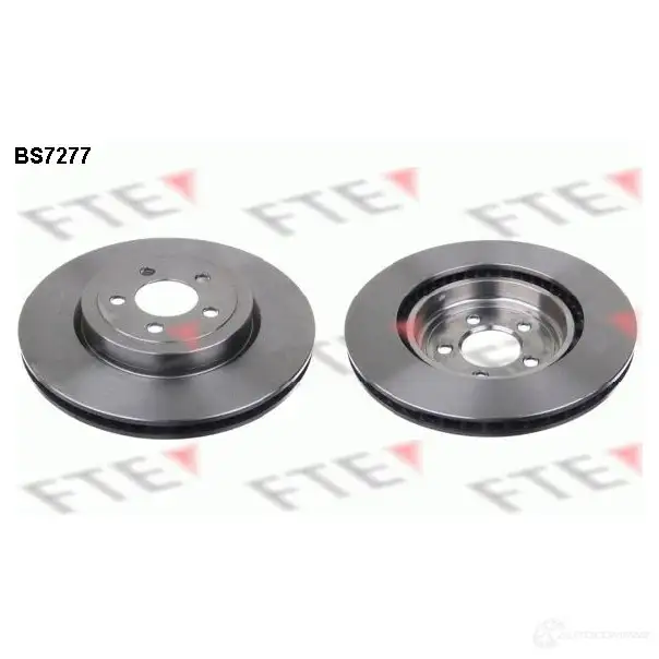 Тормозной диск FTE BS7277 607635 4028569498485 67FZ T изображение 0