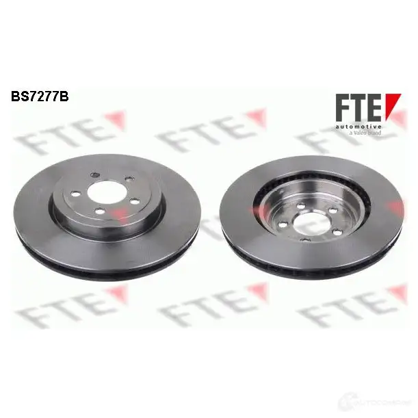 Тормозной диск FTE BS7277B 4028569697376 WJ7BKN M 607636
