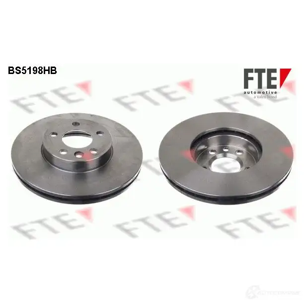 Тормозной диск FTE 4028569472447 BS5198HB 606819 B1I 9BS изображение 0