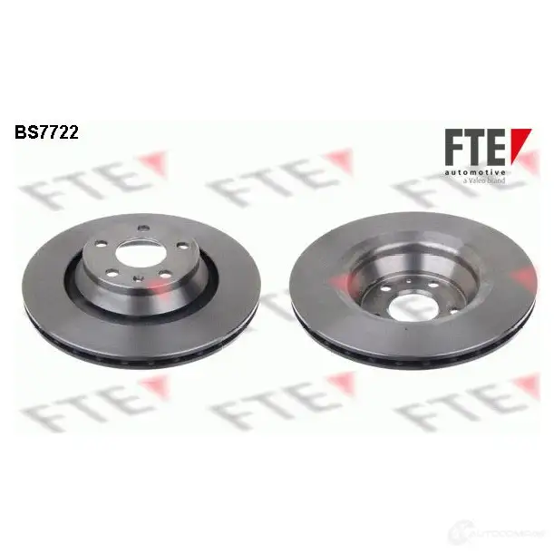 Тормозной диск FTE 608286 BS7722 4028569705439 8Y DOK