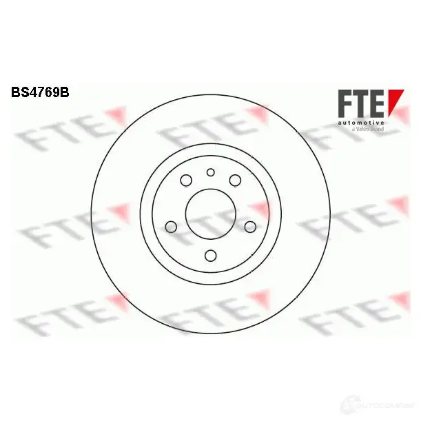 Тормозной диск FTE M THTLH3 BS4769B 606653 4028569692432