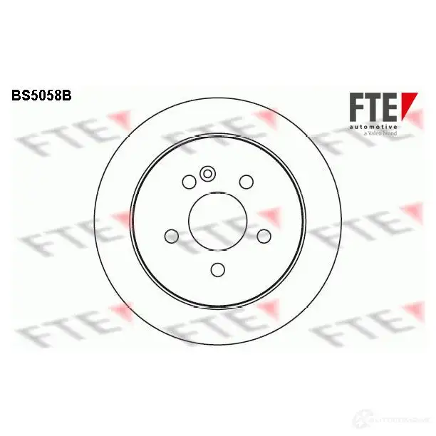 Тормозной диск FTE 4028569472546 GH 8RN2I bs5058b 606765 изображение 0