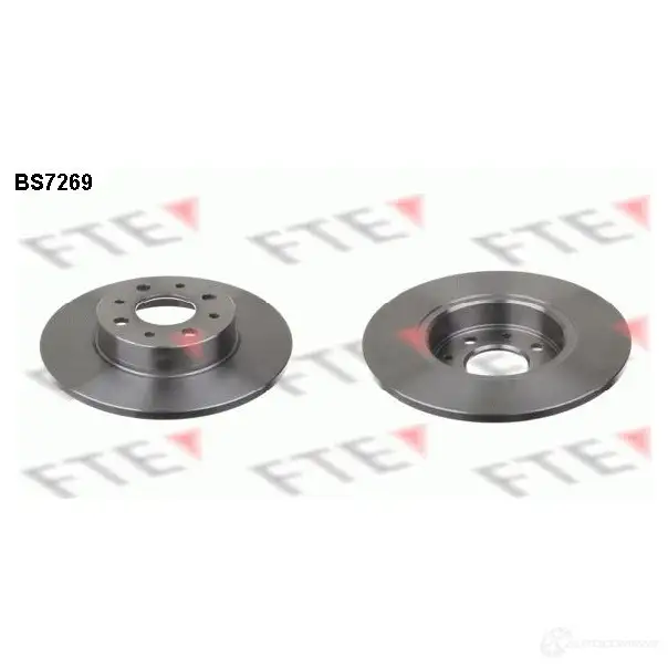 Тормозной диск FTE BS7269 5A4 I61 4028569496788 607620