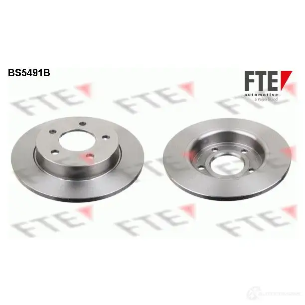Тормозной диск FTE 607195 4028569695167 BS5491B 2YD T1O6 изображение 0