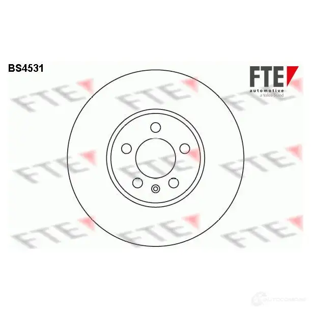Тормозной диск FTE 606458 bs4531 4028569026503 W JO8SC