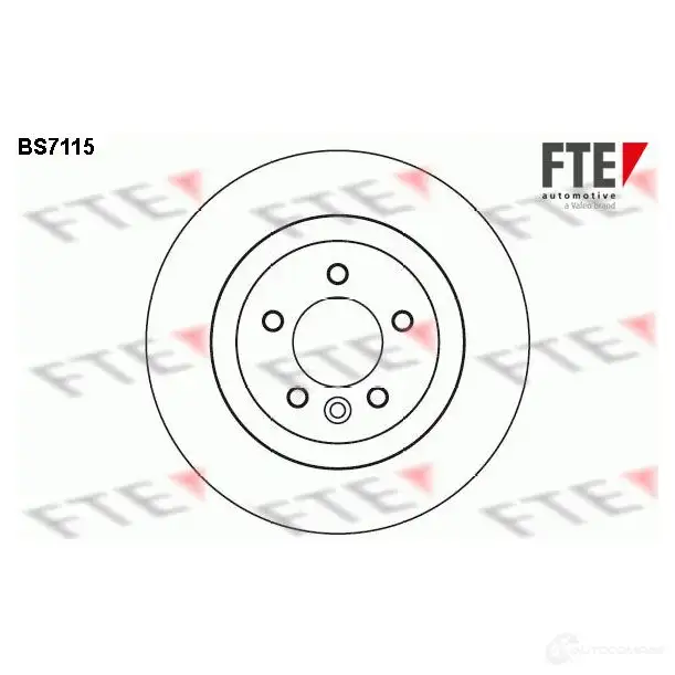 Тормозной диск FTE 4028569463216 ID3UW 88 607329 BS7115 изображение 0