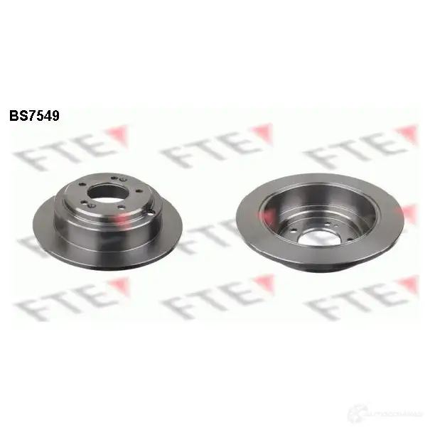 Тормозной диск FTE 4028569702070 BS7549 BCAX4F U 608023