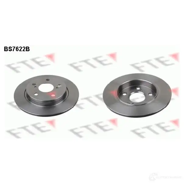 Тормозной диск FTE E62OY 6 608140 BS7622B 4028569703497 изображение 0