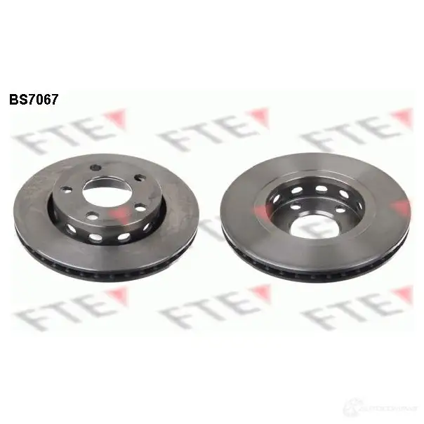 Тормозной диск FTE XW QJY0 BS7067 4028569447605 607240 изображение 0