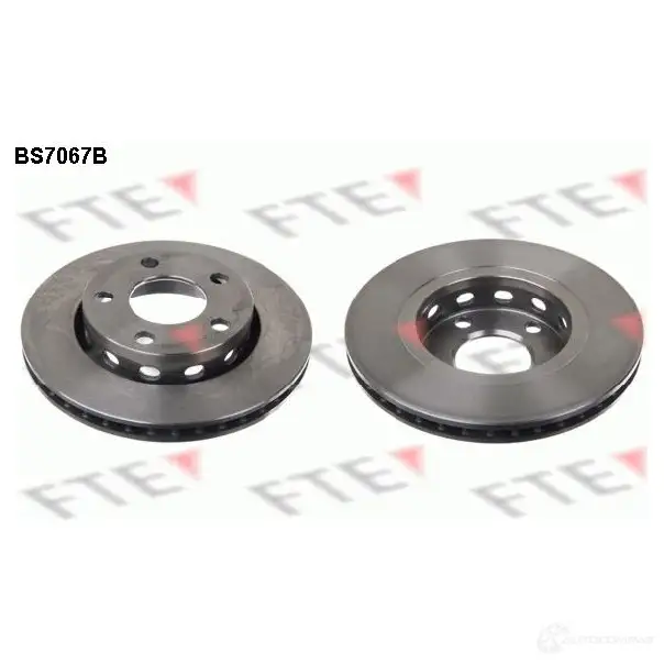 Тормозной диск FTE 4028569695419 607241 430I2 WB BS7067B изображение 0