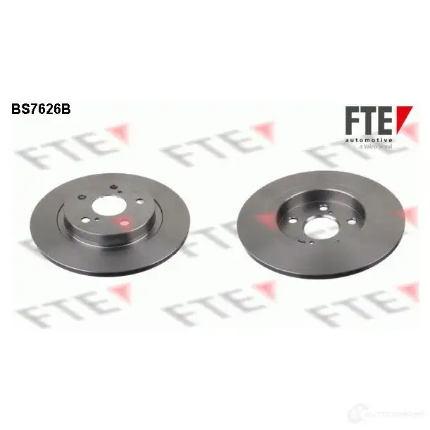 Тормозной диск FTE 4028569703558 YIK8 MS BS7626B 608146 изображение 0