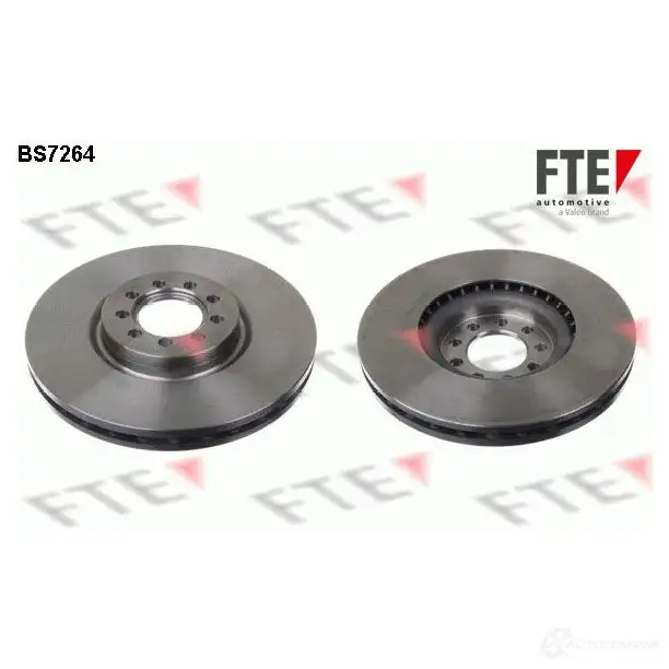 Тормозной диск FTE 4028569496726 607612 BS7264 91E5 NF изображение 0