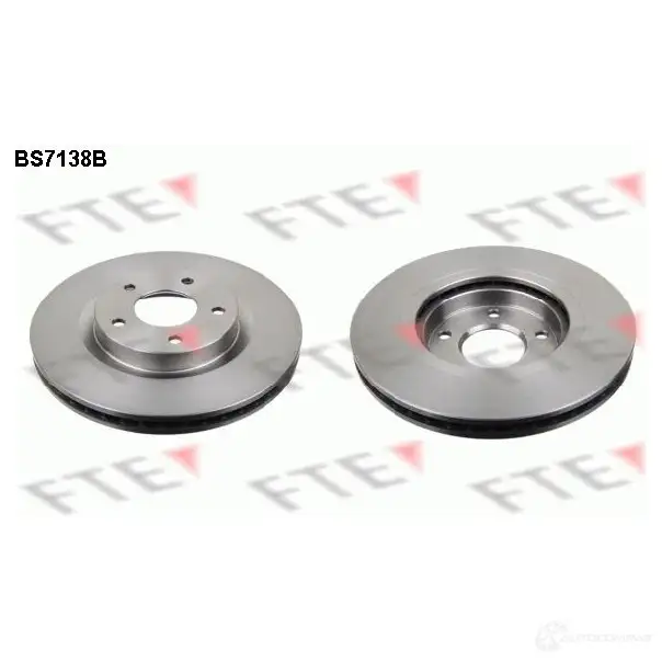 Тормозной диск FTE BS7138B 4028569696041 QL L1RJ 607369 изображение 0