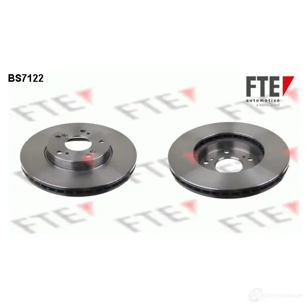 Тормозной диск FTE BS7122 4028569463377 607341 PCK KG изображение 0