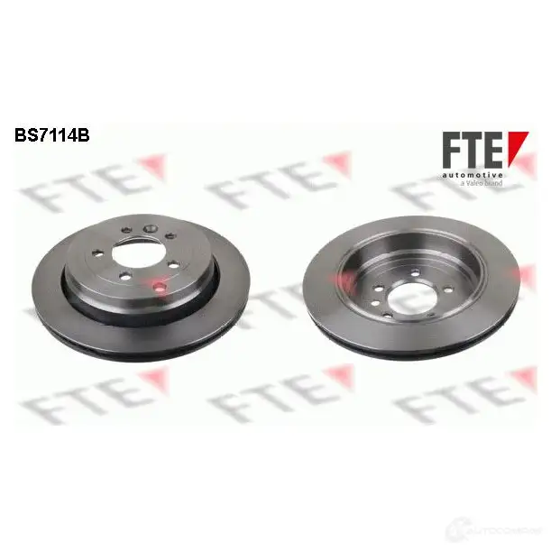 Тормозной диск FTE 4028569695815 B R69O1J 607328 BS7114B изображение 0