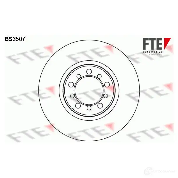 Тормозной диск FTE 606154 PXIUZ 8 BS3507 4028569029993