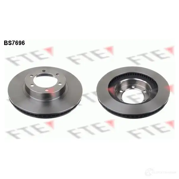 Тормозной диск FTE 608237 IV O2X7 4028569704913 BS7696 изображение 0