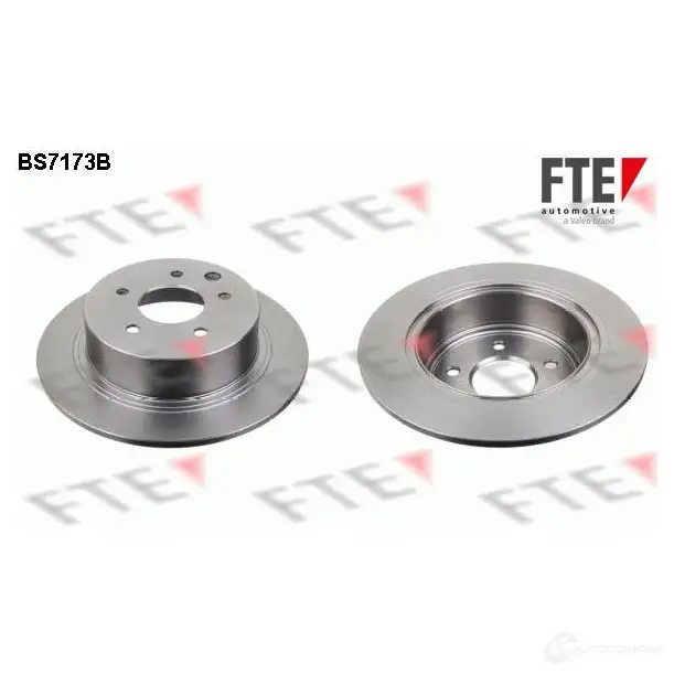 Тормозной диск FTE 4E JAVD 4028569696386 BS7173B 607432