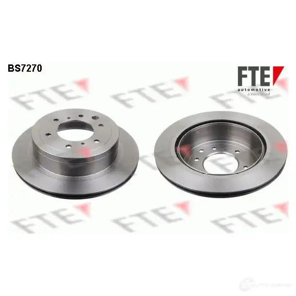 Тормозной диск FTE BS7270 607622 VX FFNMS 4028569497006 изображение 0