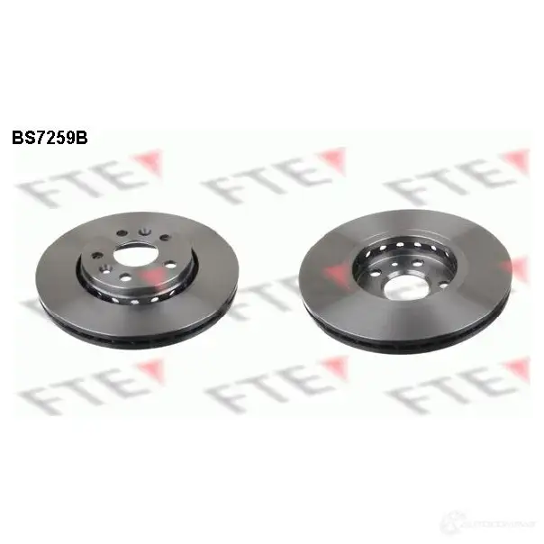 Тормозной диск FTE KJL WX BS7259B 4028569697192 607605 изображение 0