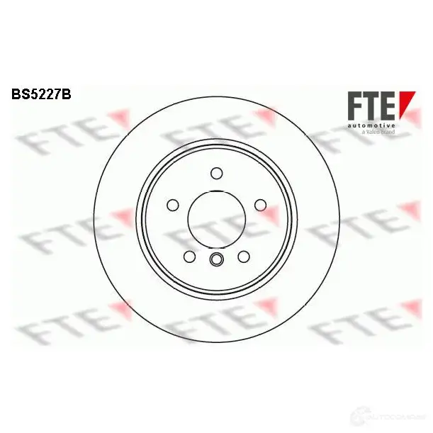 Тормозной диск FTE 4028569693514 606860 BS5227B 2ZPS N изображение 0