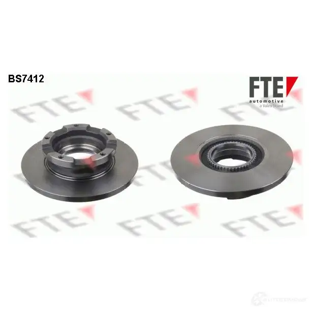 Тормозной диск FTE HAUQ PV 607832 BS7412 4028569699394 изображение 0