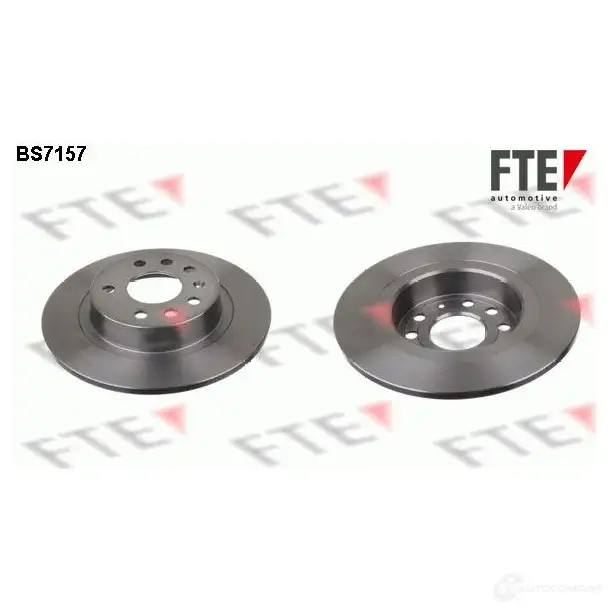 Тормозной диск FTE BS7157 607405 4028569479514 QORS H изображение 0