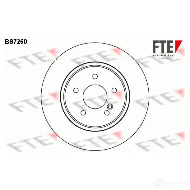 Тормозной диск FTE bs7260 4028569496627 OFW BR 607606