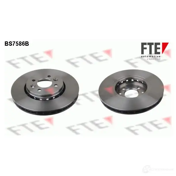 Тормозной диск FTE 4028569702797 BS7586B 5H2VB 9 608085 изображение 0