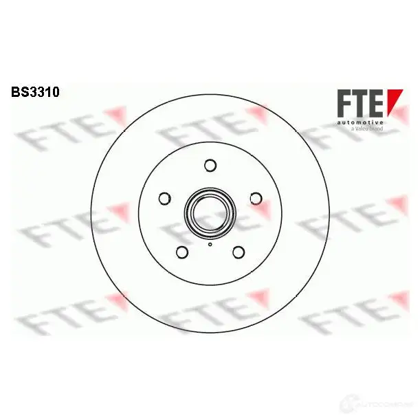 Тормозной диск FTE IFI SJ0F 606107 4028569029221 bs3310