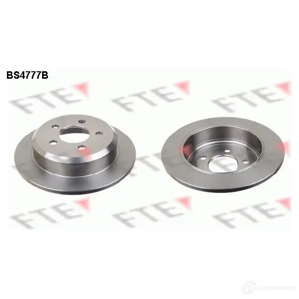 Тормозной диск FTE BS4777B B5VD HZY 606661 4028569692487 изображение 0