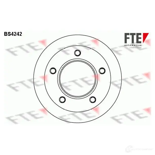 Тормозной диск FTE I DMMZZG bs4242 606379 4028569025810