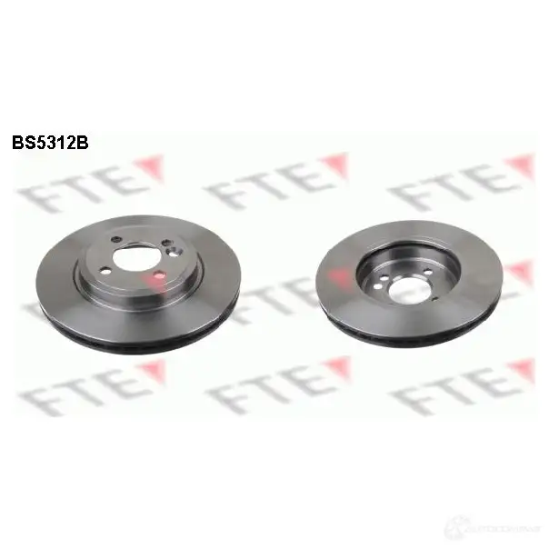 Тормозной диск FTE BS5312B 4028569693880 2 02V3U 606935