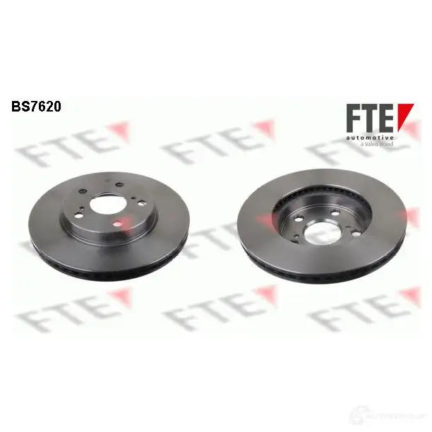 Тормозной диск FTE BS7620 608135 V WKST 4028569703442
