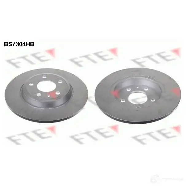 Тормозной диск FTE BS7304HB 607680 F0VBO I2 4028569666501 изображение 0
