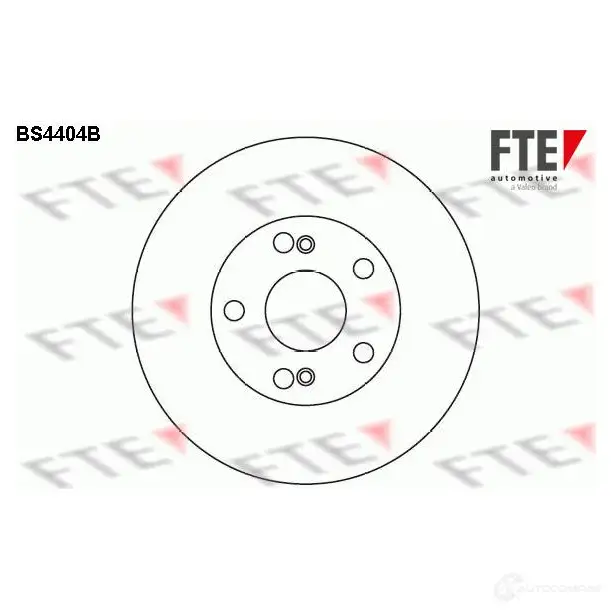 Тормозной диск FTE bs4404b 4028569691183 4 F708HC 606425